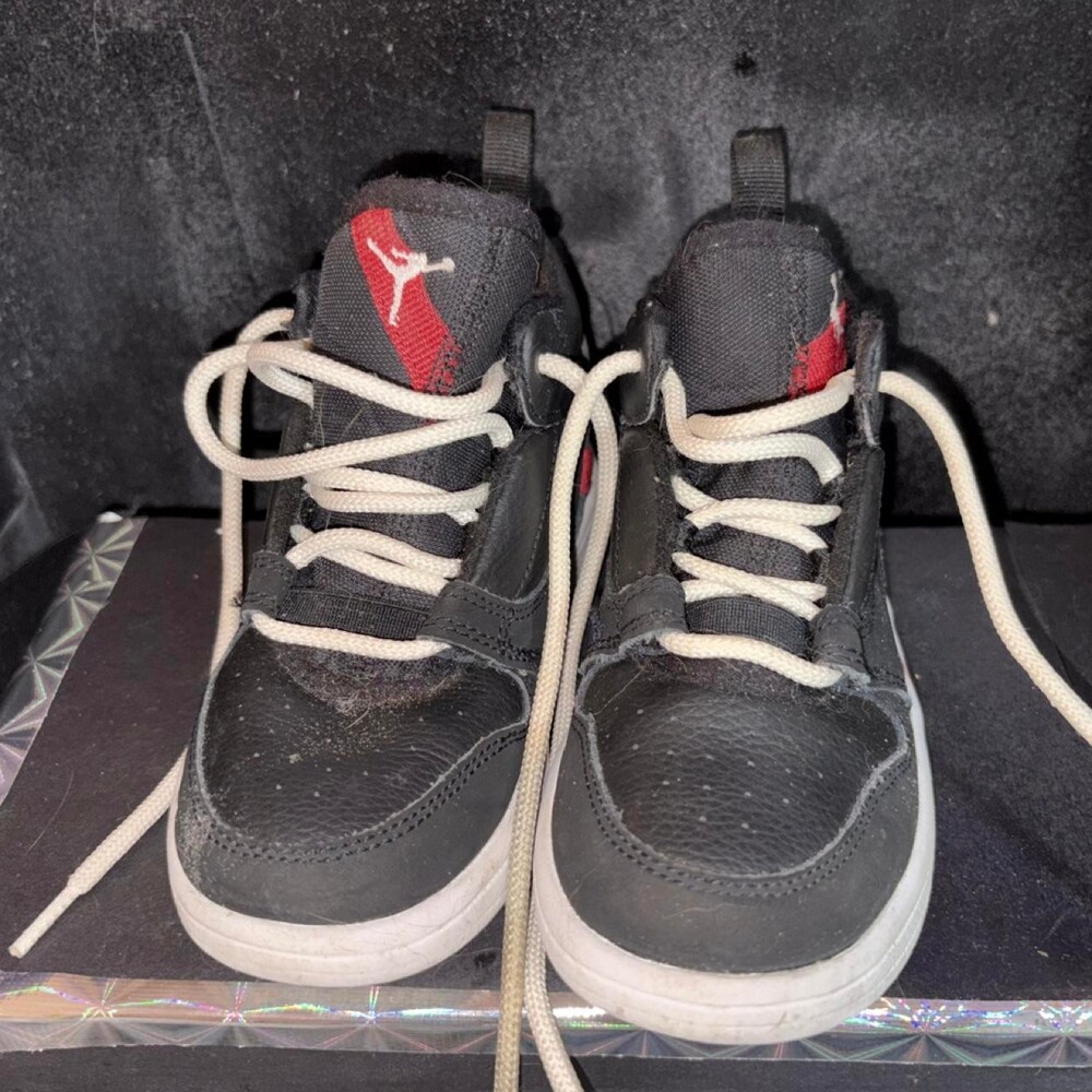 Nike Air Jordan Fadeaway PS 'Black Gym Red' 12C